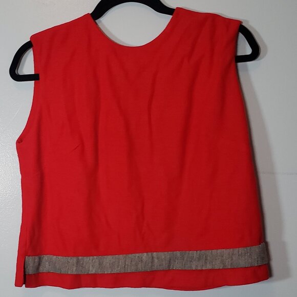 Vintage Silla's from Italy to Miami Gray and red 3-piece suit 1960's / 1970's - Picture 6 of 10